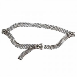 Ceinture CHANEL Triple chaine argent Vintage