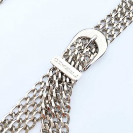 Ceinture CHANEL Triple chaine argent Vintage