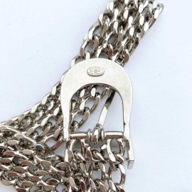 Ceinture CHANEL Triple chaine argent Vintage