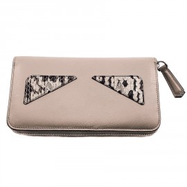 Compagnon FENDI taupe et serpent