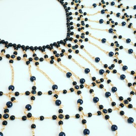 CHANEL COUTURE breastplate with beads