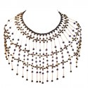 CHANEL COUTURE breastplate with beads