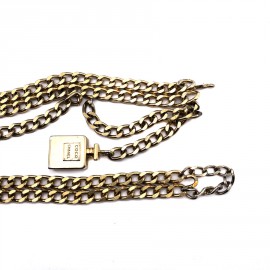 Ceinture CHANEL flacon Coco doré