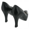 CHANEL shoes black leather T36