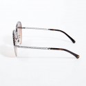 Lunettes de soleil CHANEL avec chaine amovible