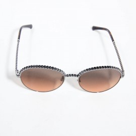 Lunettes de soleil CHANEL avec chaine amovible