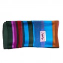 Grand foulard YSL SAINT LAURENT soie vintage