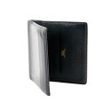 Porte-cartes HERMES cuir noir Vintage