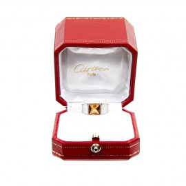 Bague CARTIER T 51 or blanc 750//°°° citrine