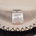 T-shirt T 34 CHANEL coton blanc chaines et brillants 