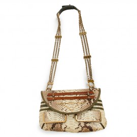 Sac CHLOE python beige