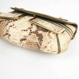 Sac CHLOE python beige