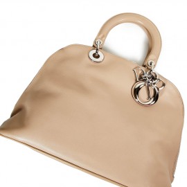 Sac DIOR cuir d'agneau beige