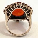 Bague orange ancienne