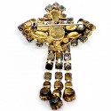 broche croix anonyme