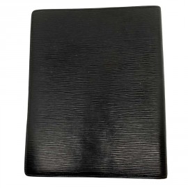 Porte agenda LOUIS VUITTON cuir epi noir