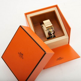 Montre loquet Clic Clac HERMES émail et doré