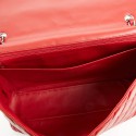 Sac Jumbo CHANEL cuir d'agneau rouge