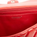 Sac Jumbo CHANEL cuir d'agneau rouge