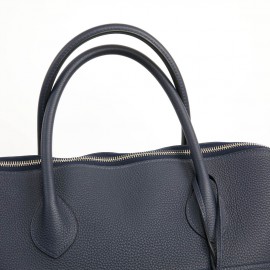 Bolide HERMES Shark togo bleu nuit