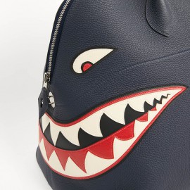 Bolide HERMES Shark togo bleu nuit