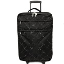  a reparer  roue Valise CHANEL en toile 