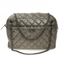 Sac Caméra Chanel GM cuir or bronze pâle mat