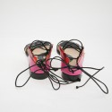 Sandales T 38 PAULA CADEMARTORI cuir multicolore