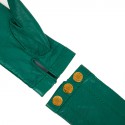 Gants HERMES cuir d'agneau vert 