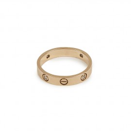 Bague Love CARTIER avec 4 diamants or 750/°°° 