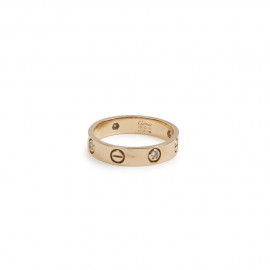 Bague Love CARTIER avec 4 diamants or 750/°°° 