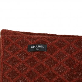 Echarpe CHANEL cachemire brique