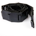 Ceinture CHANEL Vintage cuir noir