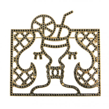 Broche CHANEL dorée