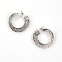 boucles d'oreille or blanc autres marques