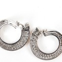 boucles d'oreille or blanc autres marques