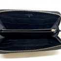 CHANEL Vintage Long Wallet in Black Leather