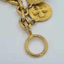 Bracelet charms vintage CHANEL doré