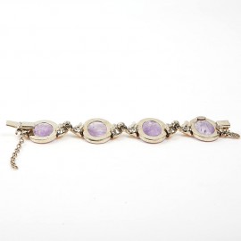 Bracelet GOOSSENS pierres violettes