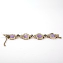 Bracelet GOOSSENS pierres violettes