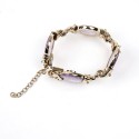 Bracelet GOOSSENS pierres violettes