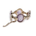 Bracelet GOOSSENS pierres violettes