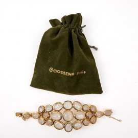 Bracelet GOOSSENS cabochons cristal de roche