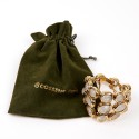 Bracelet GOOSSENS cabochons cristal de roche