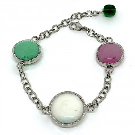 Bracelet MARGUERITE DE VALOIS pâte de verre