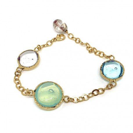 Bracelet MARGUERITE DE VALOIS pâte de verre