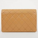 Pochette Vintage CHANEL cuir beige