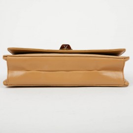 Pochette Vintage CHANEL cuir beige