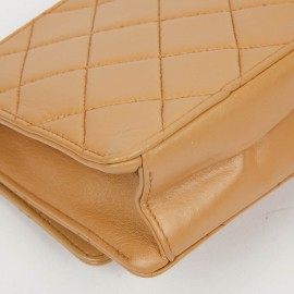  Pochette Vintage CHANEL cuir beige