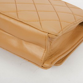 Pochette Vintage CHANEL cuir beige